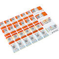 Waterproof high quality anti-fake sticker custom logo qr code printing label